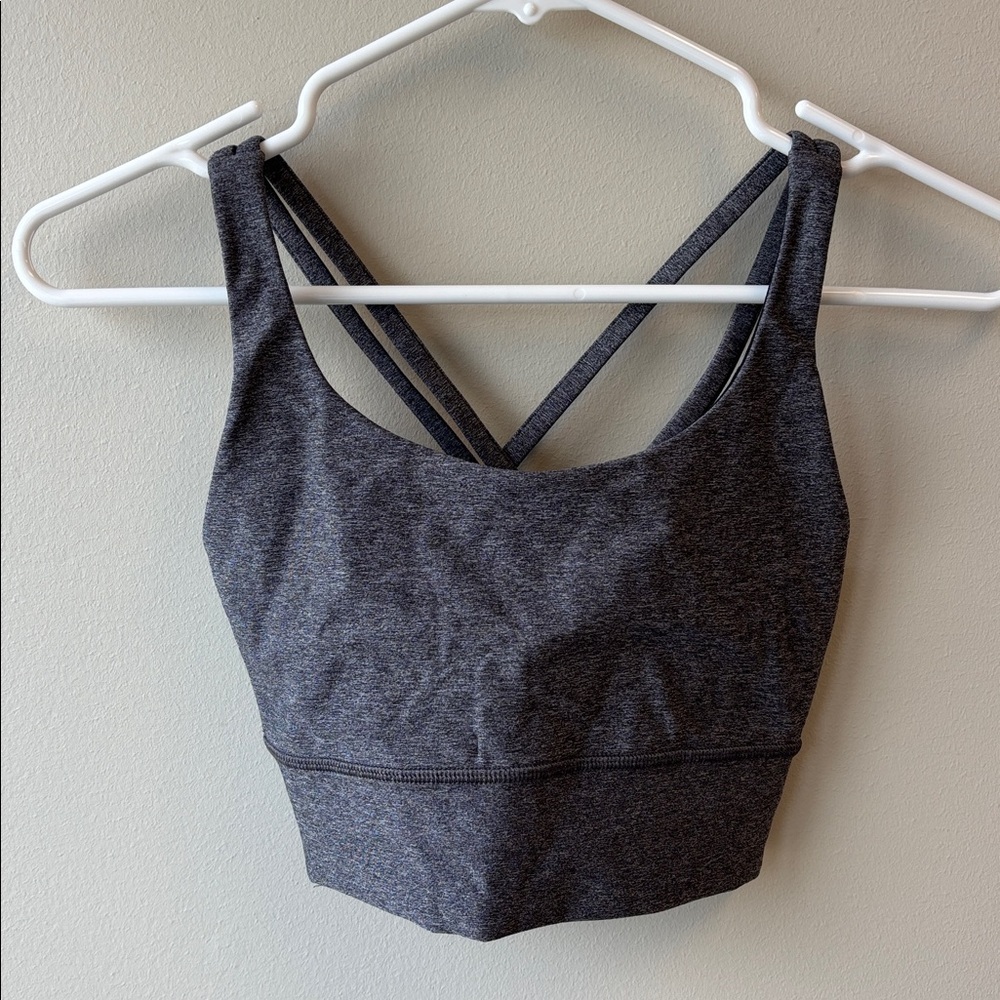 Lululemon Women's Gray Strappy Sports Bra